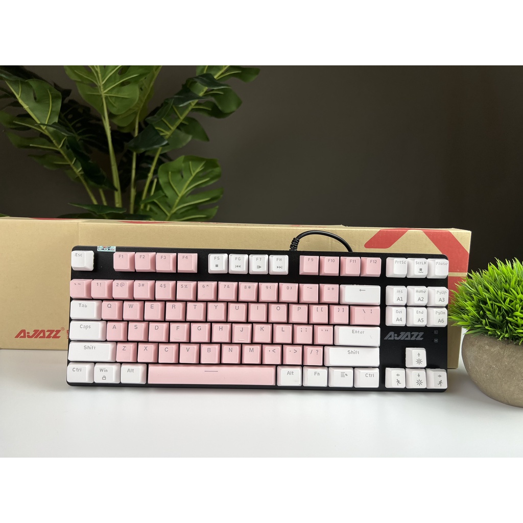 Bàn phím cơ có dây gaming Ajazz AK40 red brown blue switch giá rẻ chính hãng Ajazz- Bảo hành chính hãng 24 tháng.