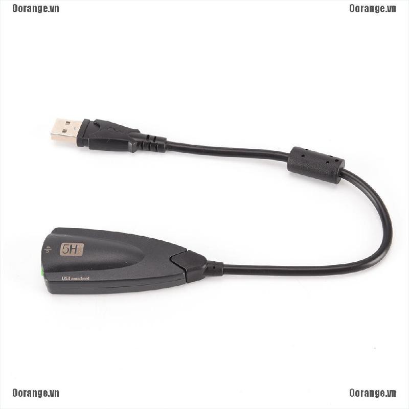 Thẻ âm thanh chuyển đổi MT 5Hv2 7.1 USB cho laptop