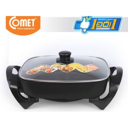 Chảo lẩu điện đa năng Comet CM7736 - Hàng chính hãng (Bảo hành 12 tháng)