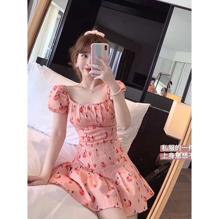 Đầm Nữ Dáng Xòe Cá Tính Trẻ Trung Nhẹ Nhàng Họa Tiết Hình Cực Xinh