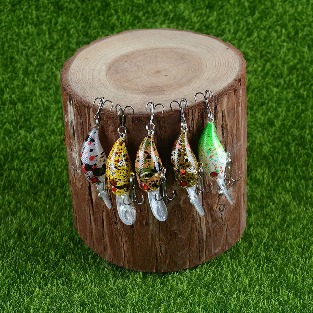 1 Mồi Câu Cá Giả Bằng Nhựa Cứng 4.5cm 3g