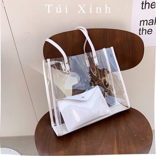 💕 Túi trong suốt đa năng 2 trong 1 thời thượng 2022 💕