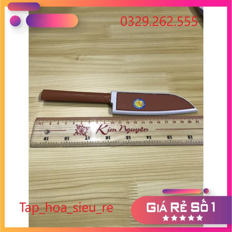 (Rẻ Vô địch) Dao nhọn inox cắt gọt hóa quả có bao an toàn 20cm