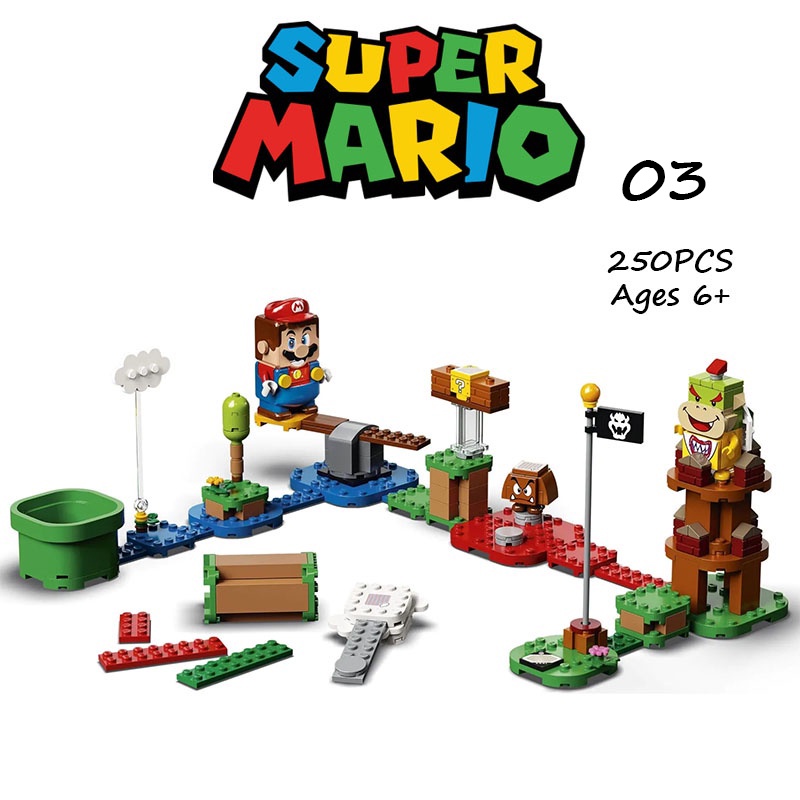 Đồ chơi xếp hình Super Mario cho bé