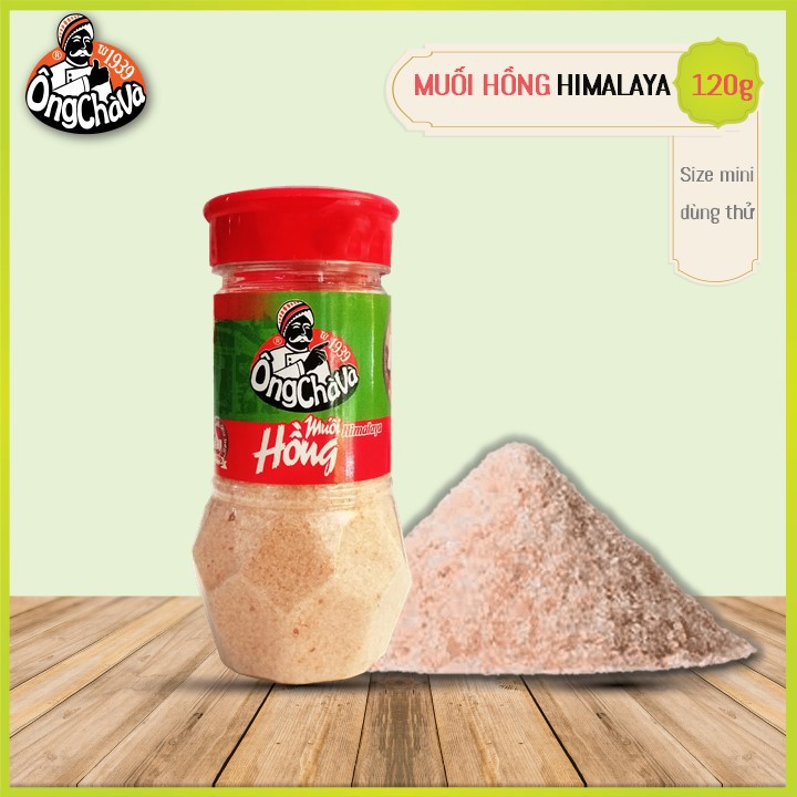 Muối hồng Himalaya 120gram Ông Chà Và - Himalayan Pink Salt