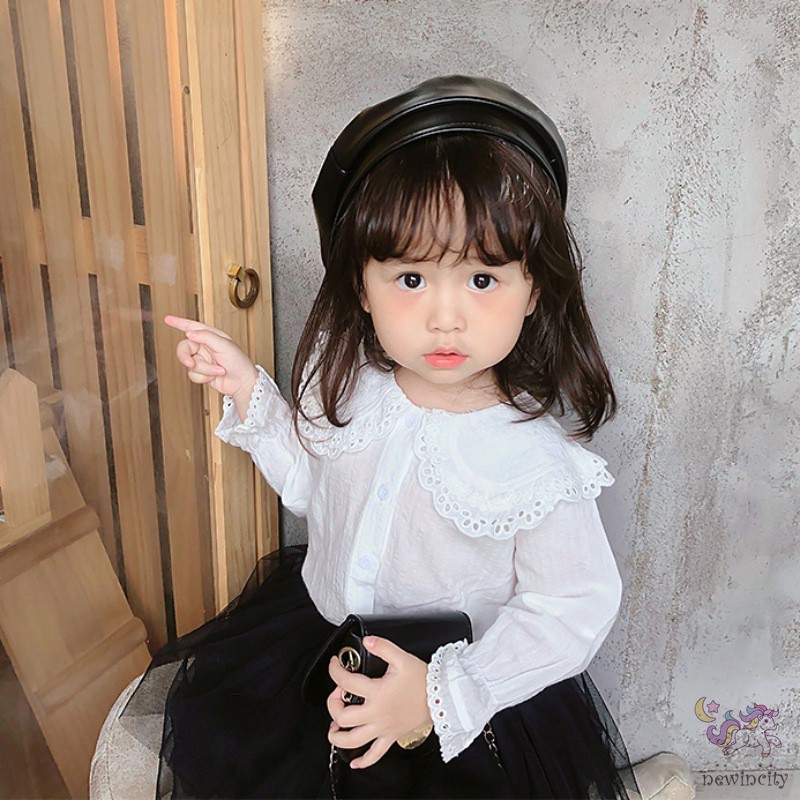 Áo Sơ Mi Tay Dài Kiểu Dáng Đáng Yêu Thời Trang Hàn Quốc Dành Cho Nữ