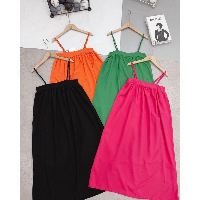 Đầm dây kate from xuôn