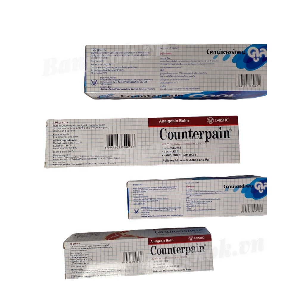 Cao Xoa Bóp Counterpain Red Thái Lan