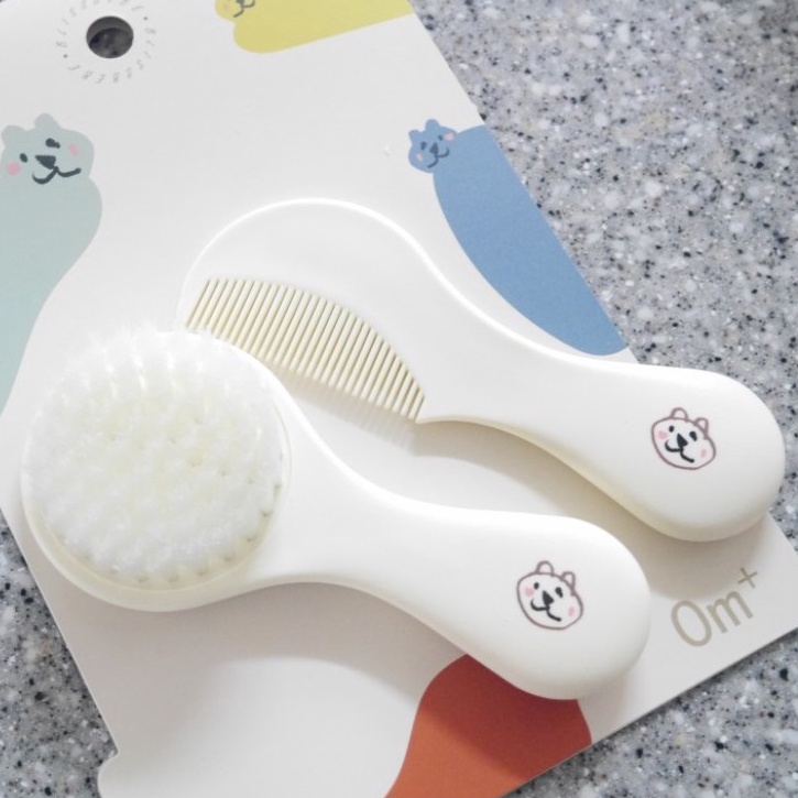 Set lược chải tóc cho bé sơ sinh cao cấp Blissbebe