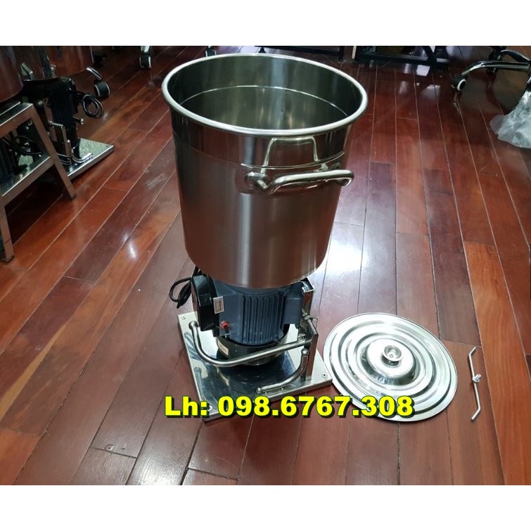 Máy xay rau má nồi và chân máy inox, xay lá dứa,lá nếp