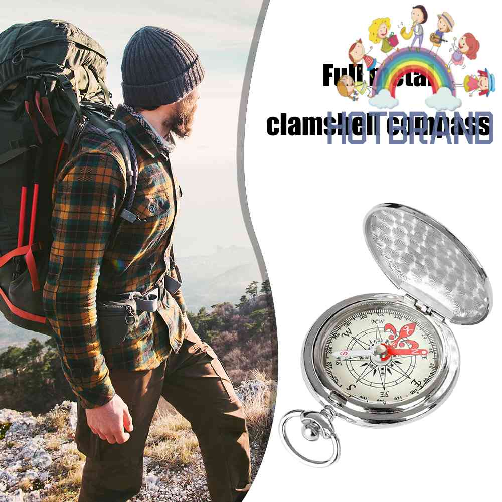 La Bàn Có La Bàn Nắp Lật Bỏ Túi Tiện Dụng Cho Cắm Trại/Leo Núi