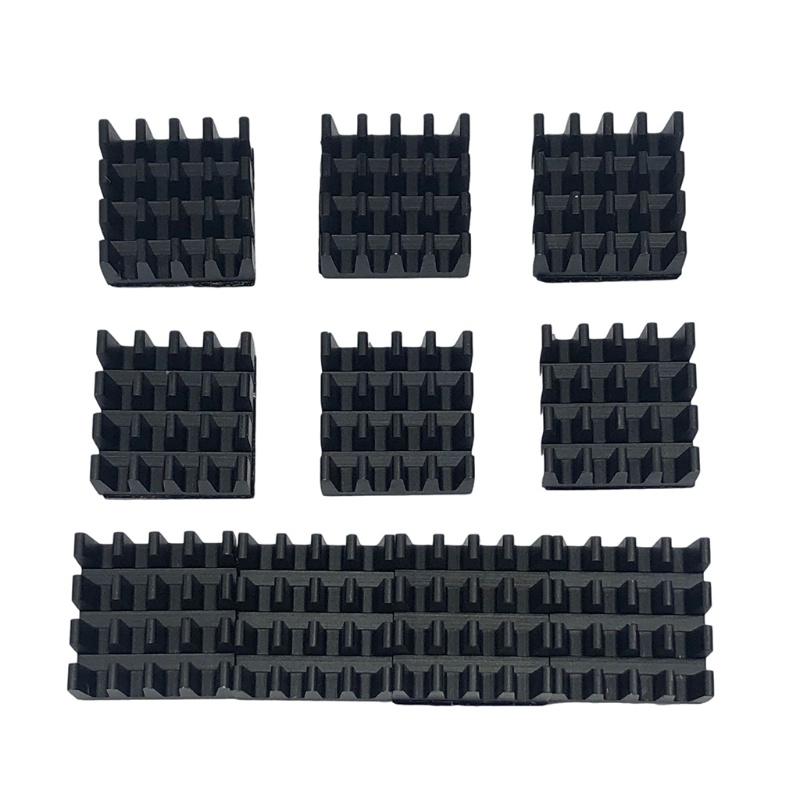 omg 26PCS Raspberry Pi 4 Heatsink Kit with Thermal Conductive Adhesive Tap26