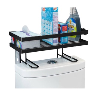 KỆ SẮT DỰA TƯỜNG ,KỆ ĐỂ ĐỒ TRÊN TOILET  THIẾT KẾ THÔNG MINH PHỦ SƠN TĨNH ĐIỆN ĐEN