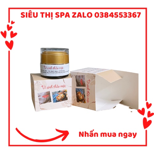 Vi sinh thảo mộc tái tạo da dùng trong spa thẩm mỹ viện