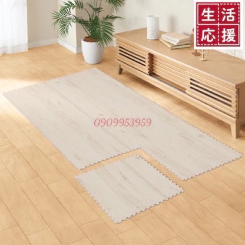 Thảm xốp lót sàn vân gỗ size 30×30x1cm