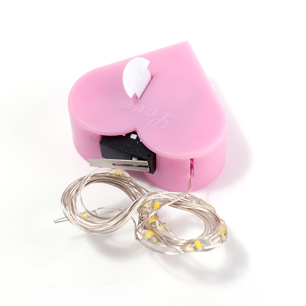 Dây Đèn Led 1M Hình Trái Tim Dạng Mở Trang Trí Tiệc