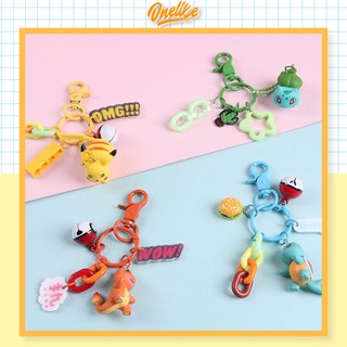 Móc khóa hình pokemon dễ thương trang trí tiện dụng