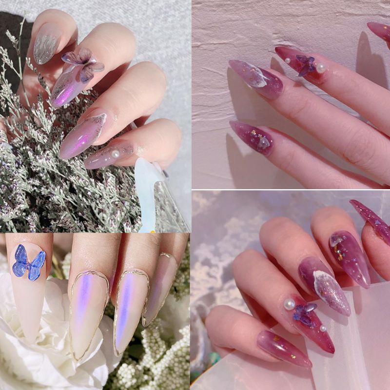 Charm bướm - Phụ kiện trang trí - Set 10 con