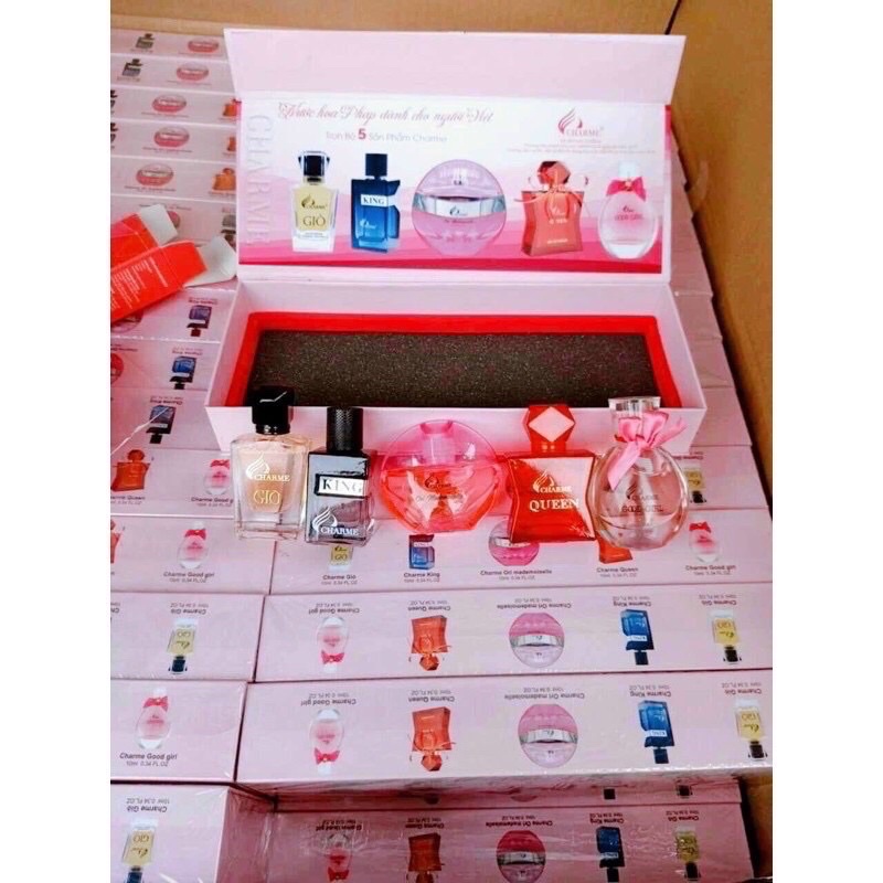 SET NƯỚC HOA 5 CHAI MINI