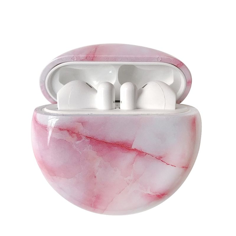 Vỏ Bảo Vệ Hộp Sạc Tai Nghe Huawei Freebuds 3 Bằng PC Cứng Họa Tiết Đá Hoa Cương Sang Trọng