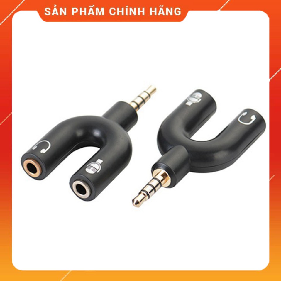 (Chính Hãng) Jack chia Audio 3.5mm ra mic và loa