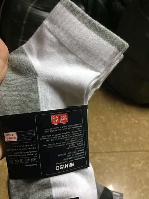 Tất nam miniso cổ dài 5 đôi