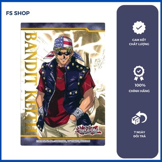 Thẻ bài yugioh chính hãng Legendary Duelists: Bandit Keith –Art Token