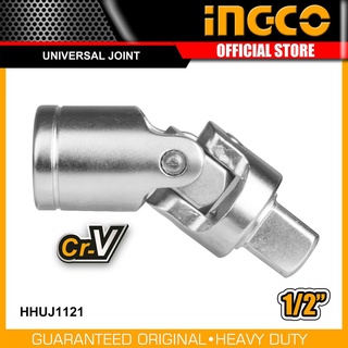 Đầu nối lắc léo 1/2'' hhuj1121 ingco, đầu nối tuýp lắc léo cao cấp thép cr-v, đầu khẩu chuyển hướng