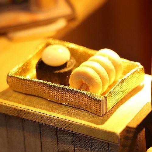 Mô Hình Nhà Gỗ Búp Bê Tí Hon DIY: Tiệm Cafe Coffee Time C006 - Tặng Keo Rán