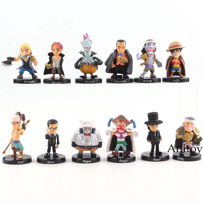Bộ 12 mô hình đồ chơi nhân vật Lucci trong phim hoạt hình " One Piece "