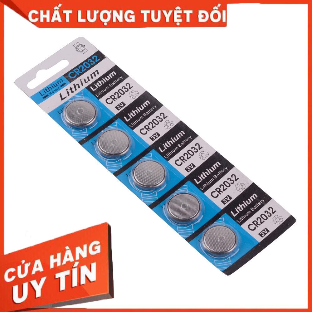 Pin cmos CR2032 1 vỉ 5 viên hàng dùng nhiều trong máy tính để bàn...