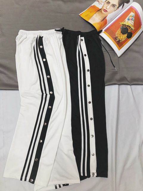 [Freeship+Hình thật] Quần jogger ống rộng cúc bấm | BigBuy360 - bigbuy360.vn