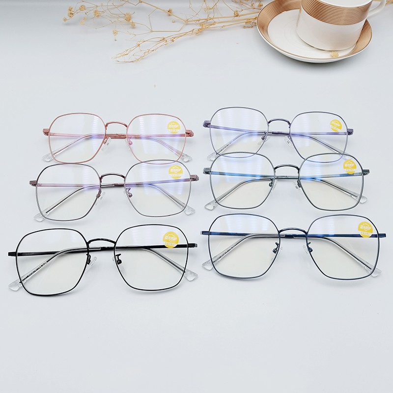 Mắt Kính Gọng Vuông Oversize Phong Cách Hàn Quốc Cho Nam Và Nữ