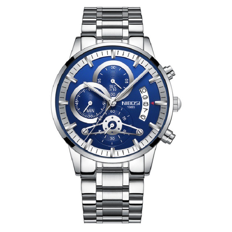 ĐỒNG HỒ NAM NIBOSI 2309-1 (1985) - FULLBOX DÂY THÉP ĐẶC CAO CẤP CHÍNH HÃNG [CÓ VIDEO - ẢNH THẬT] | BigBuy360 - bigbuy360.vn
