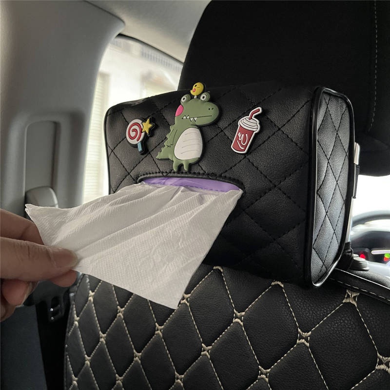 Tissue Box for Car Creative Car Tissue Bag Napkin Carton Hanging Car Sun Visor Armrest Box Tissue Box for Women car accessories a6nE