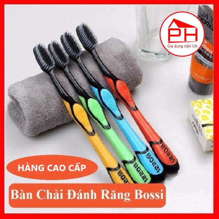 Bàn chải đánh răng than Tre BOSSI 921 Cao cấp Hàn quốc (Giao mầu ngẫu nhiên) - Gia dụng Phước Hòa