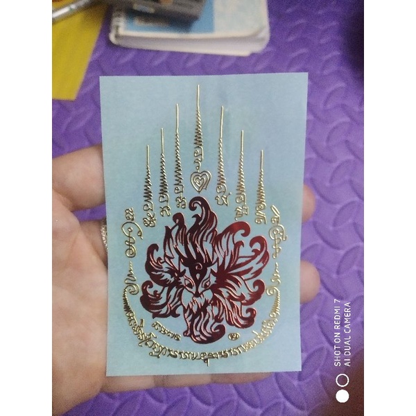MIẾNG DÁN HỒ LY ĐỎ ( HOẢ HỒ LY)