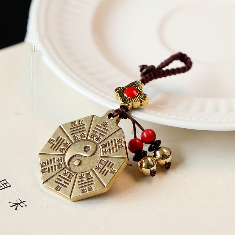 Dây treo mặt kim loại mạ vàng nhiều kiểu dáng độc lạ ý nghĩa dùng làm dây treo móc khóa,trang trí balo túi xách-Ráp