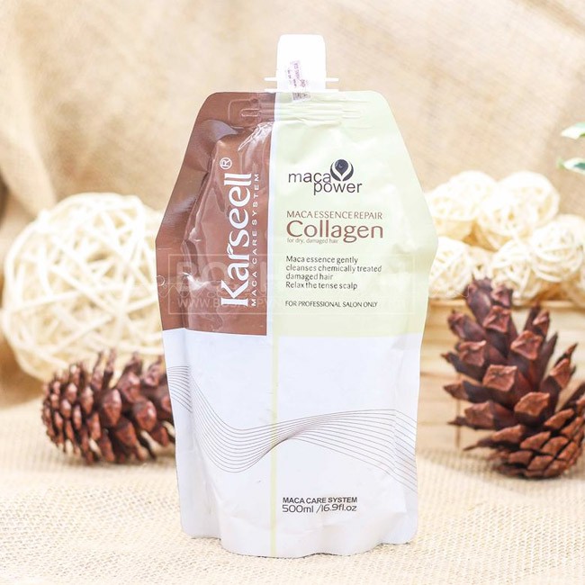 Dầu ủ hấp tóc Collagen 500ml - Kem hấp dầu siêu mềm mượt Karseell