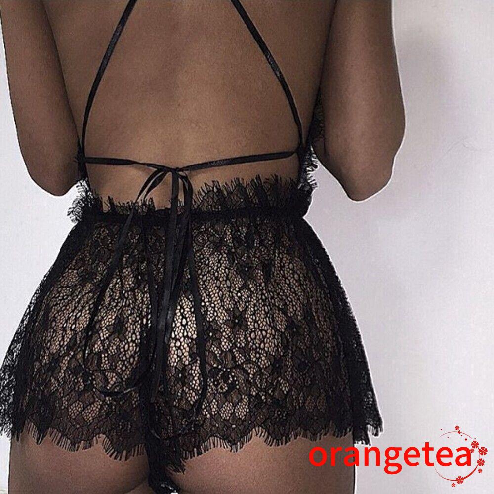 Đầm ngủ ren xuyên thấu gợi cảm cho nữ