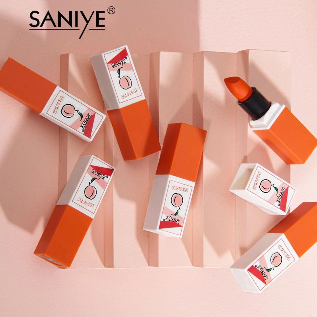 [Hàng mới về] Son môi Saniye chống thấm nước trang điểm lâu trôi 6 màu tùy chọn
