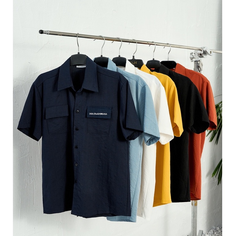 Áo sơ mi đũi tay ngắn cổ bẻ chất liệu cao cấp thoáng mát AUTOMAN A05