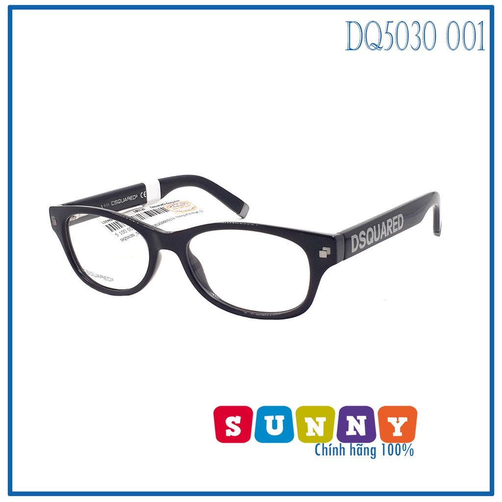 Gọng kính cận DSquared2 DQ5030 - bảo hành vĩnh viễn, sp chính hãng 100%, thiết kế dễ đeo bảo vệ mắt