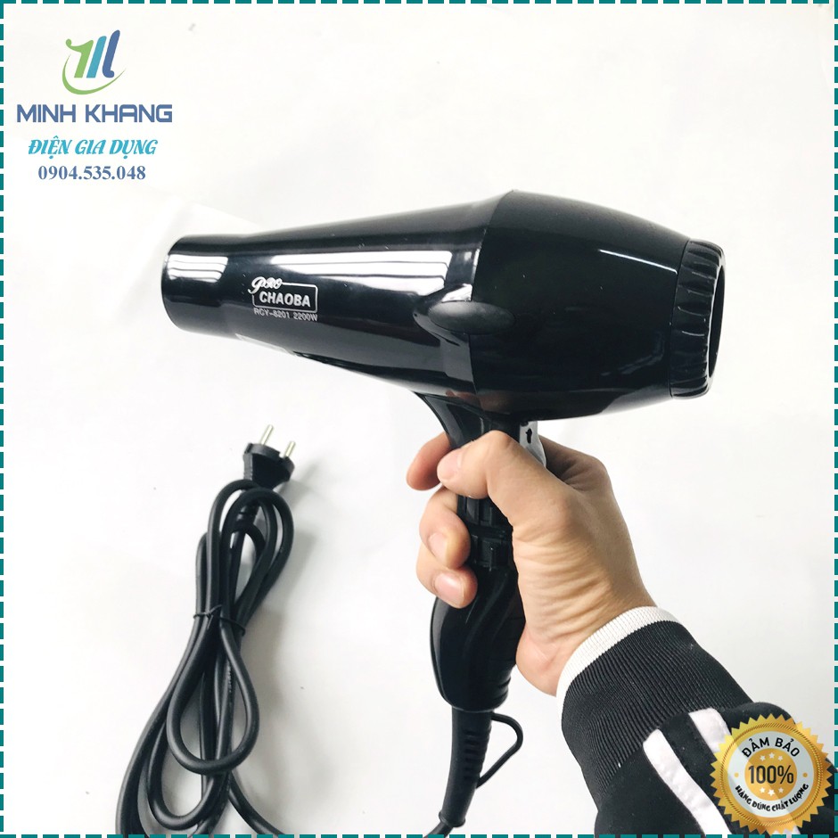 Bảo hành 12 tháng Máy sấy tóc chuẩn Salon cao cấp Pro Chaoba RYC 8201 2200W Hàng chuẩn loại 1 Hướng dẫn phân biệt hàng