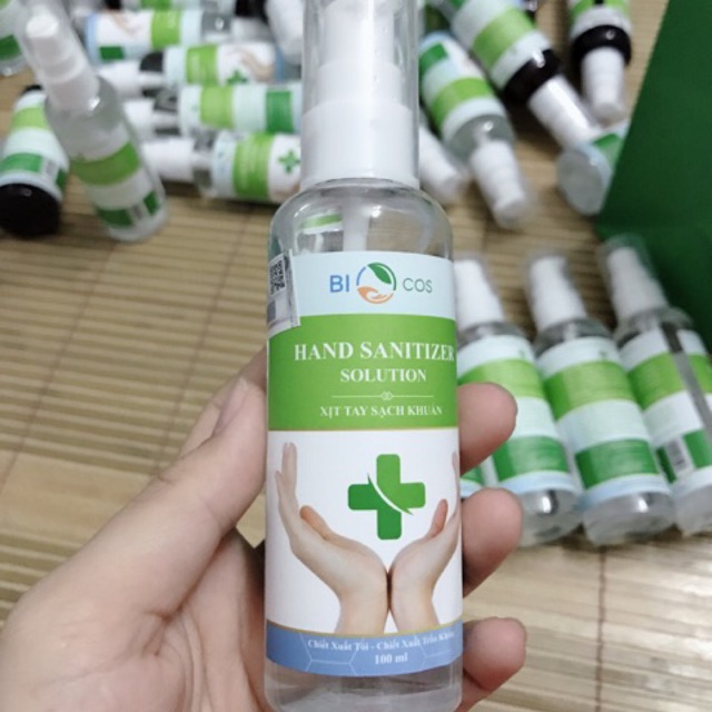 Xịt Rửa Tay Sạch Khuẩn Khô 100ml Có Tem Chống Hàng Giả