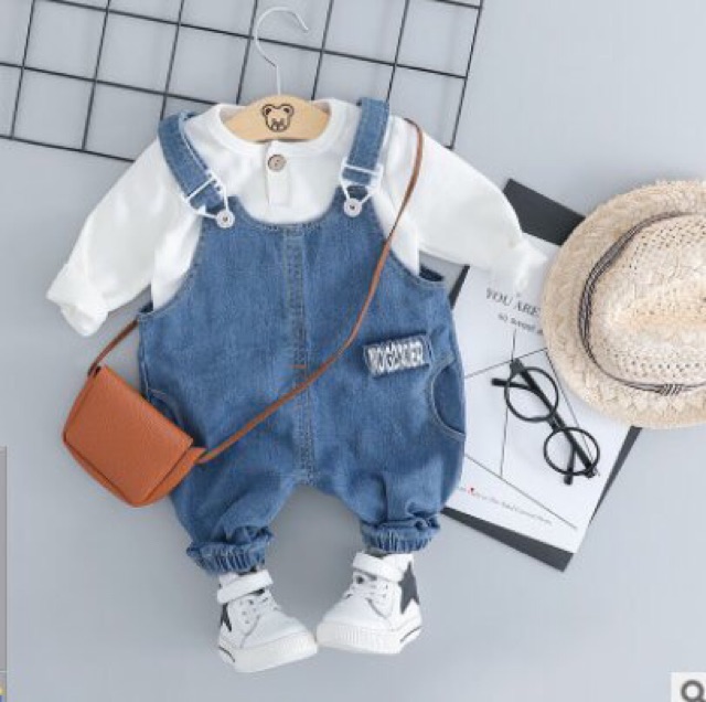 Set bộ yếm jean cho bé trai/gái