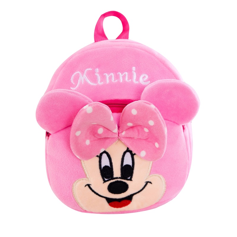 Balo bông cho bé đi nhà trẻ in hình hoạt hình