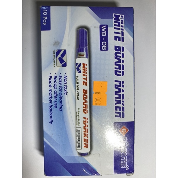 Bút lông viết bảng Bến Nghé WB-08 xanh.