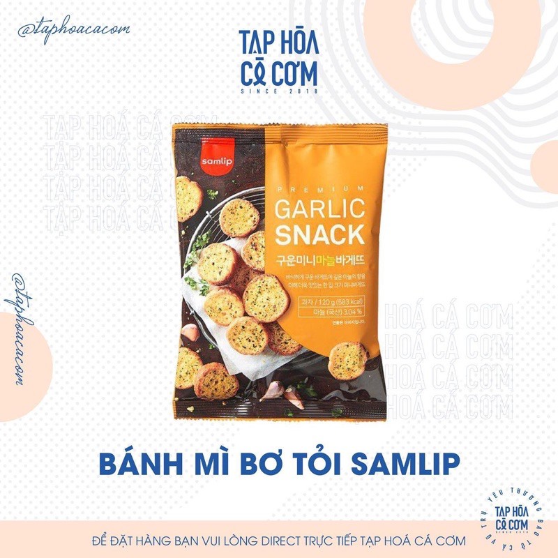 SNACK BÁNH MÌ BƠ TỎI SAMLIP - Ăn vặt Tạp Hoá Cá Cơm