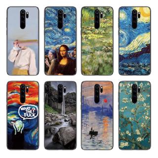 Ốp điện thoại TPU dẻo tranh Van Gogh cho OPPO A9 2020/A5 2020/A3 2020/A11X/A11/F11 Pro